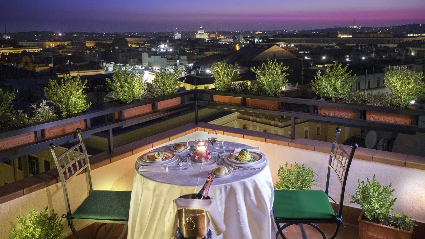 Hotel Diana Rome Roof Garden Official Site