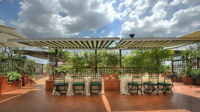 Hotel Diana Rome Roof Garden Official Site